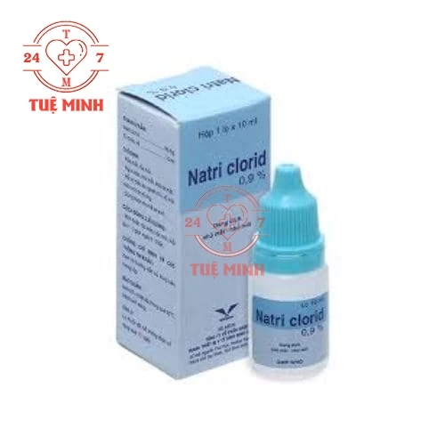 Natri Clorid 0,9% 10ml Bidiphar - Dung dịch nhỏ mắt - nhỏ mũi